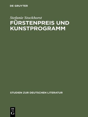 cover image of Fürstenpreis und Kunstprogramm